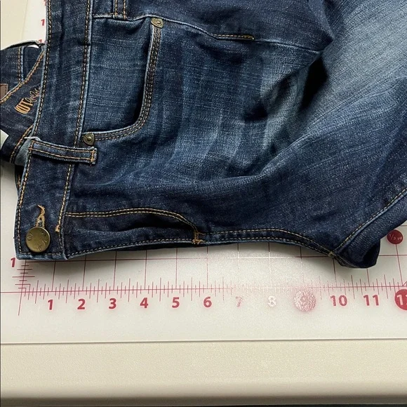 KUT FROM THE KLOTH "Reese" Ankle Straight Whisker/Fade 5 Pocket Weekend Jeans 8 - Picture 13 of 16